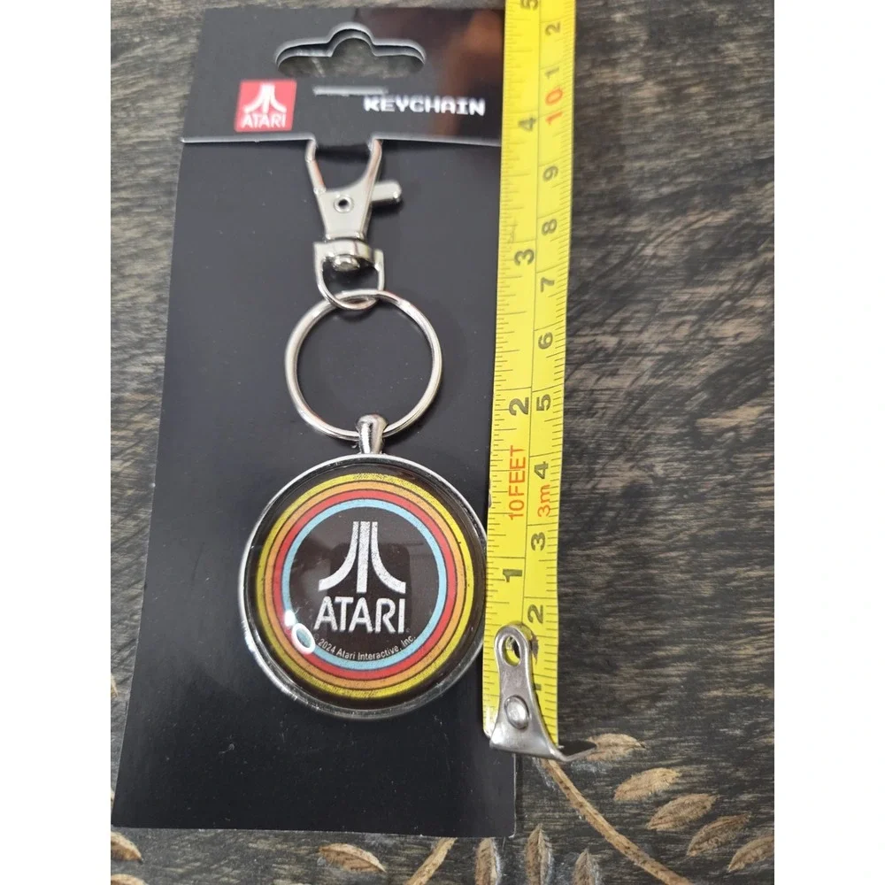 ATARI Round Logo Metal ‎ Keychain